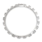 Viridiana Princess Cut Diamond Tennis Bracelet Prong Set (8 ctw) - Nivetta